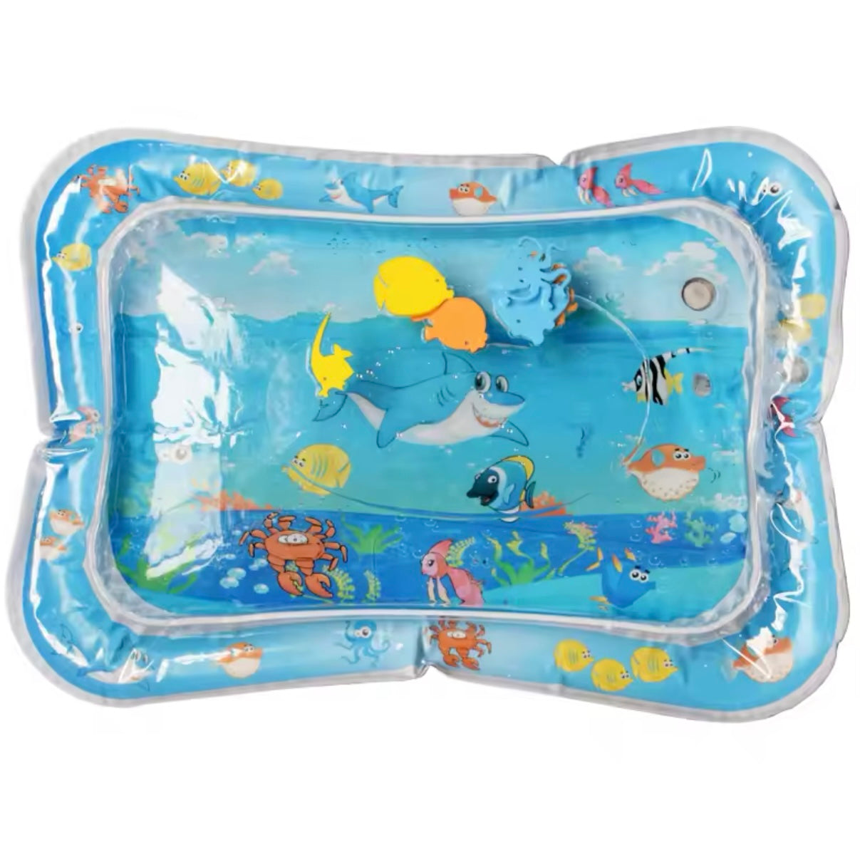 Baby Inflatable Water Tummy Time Play Mat Multicolor 3