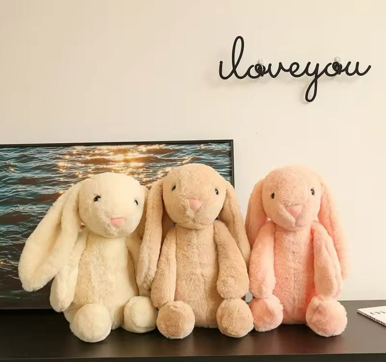 Plush Floppy Ear Bunny Rabbit Stuffed Toy - 35cm