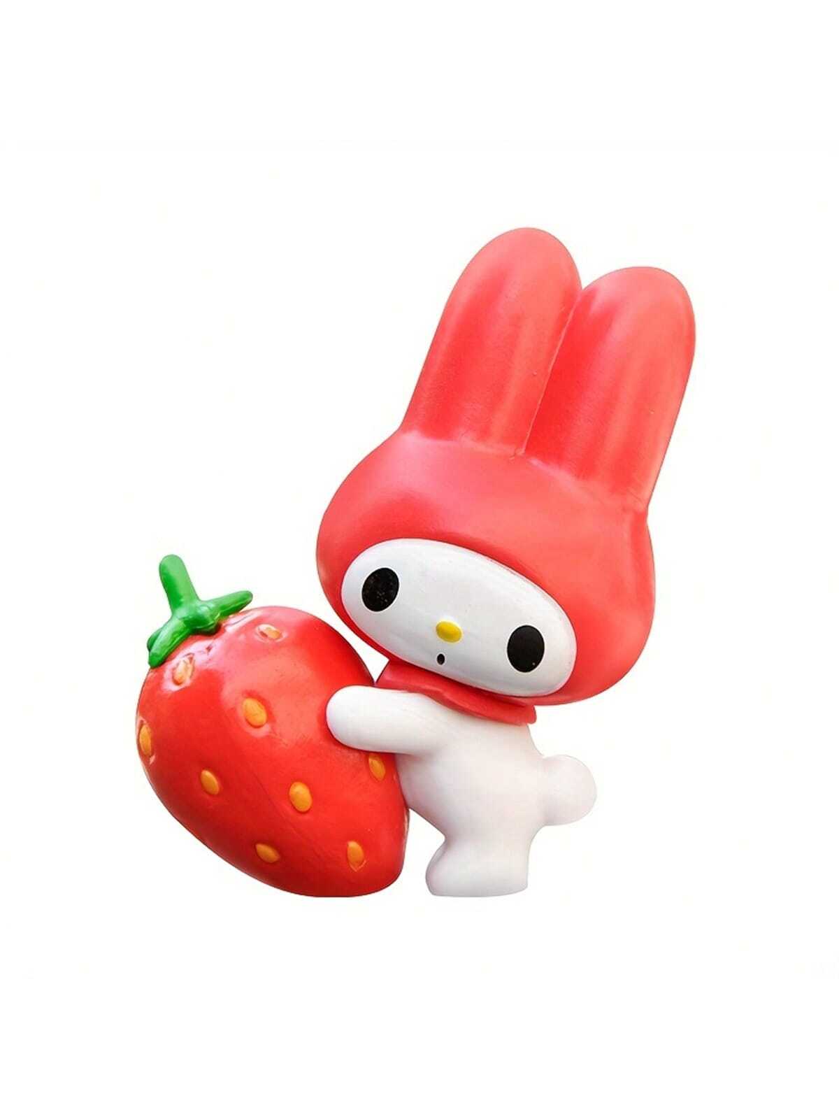 Sanrio My Melody & Kuromi Fruit Series Figurines – 4cm Mini Collectibles