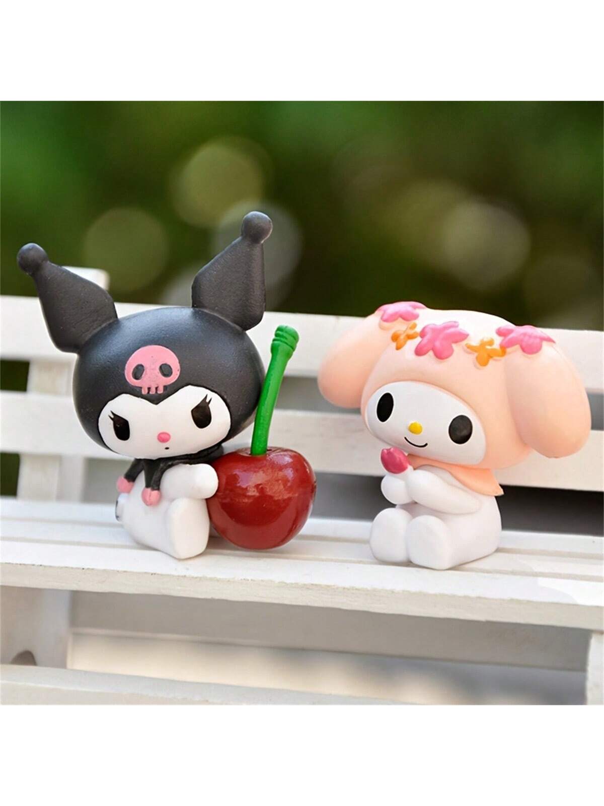 Sanrio My Melody & Kuromi Fruit Series Figurines – 4cm Mini Collectibles