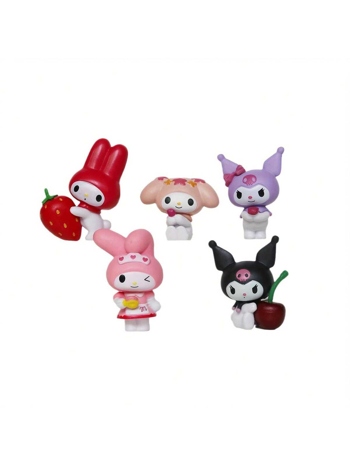 Sanrio My Melody & Kuromi Fruit Series Figurines – 4cm Mini Collectibles 1 Random Piece