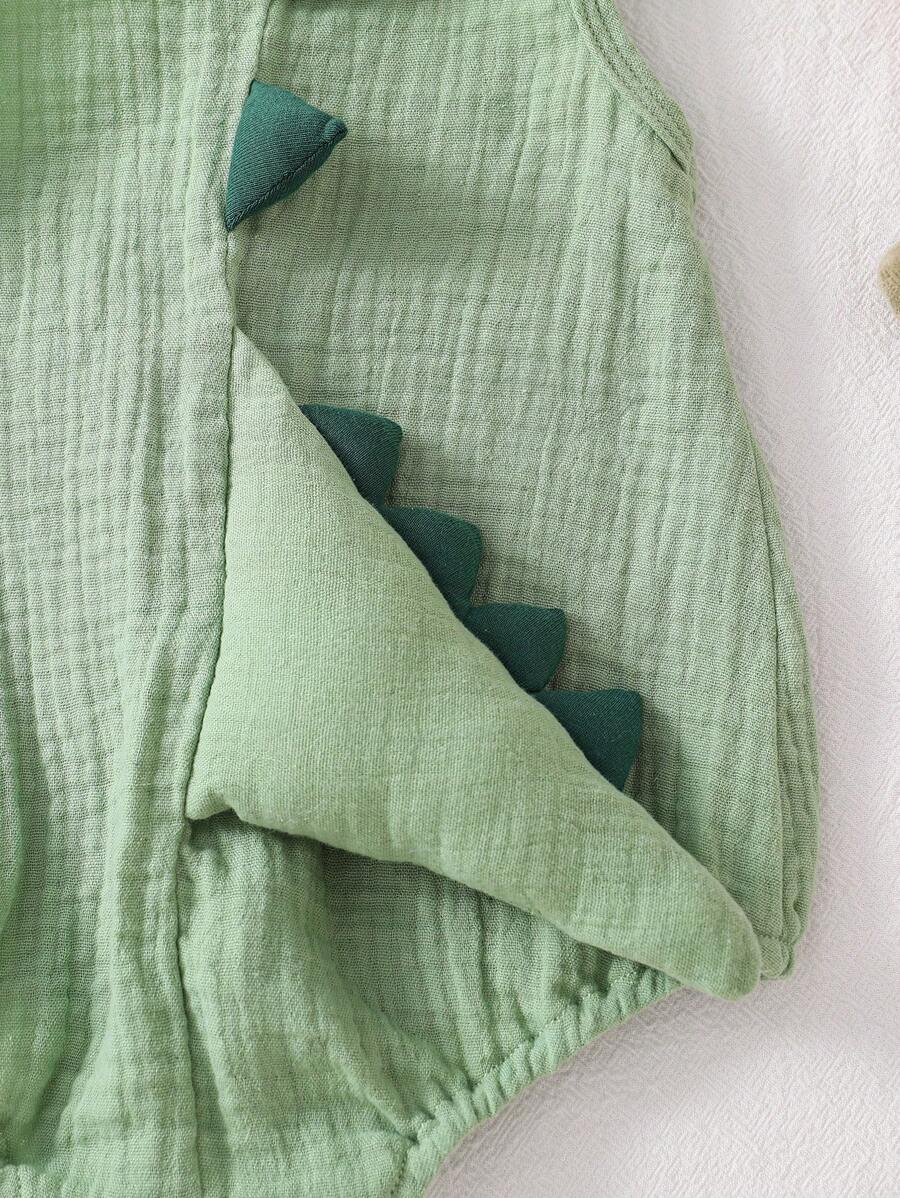 Baby Cotton Dinosaur Romper & Hat Halloween Costume (Age Newborn-9M)