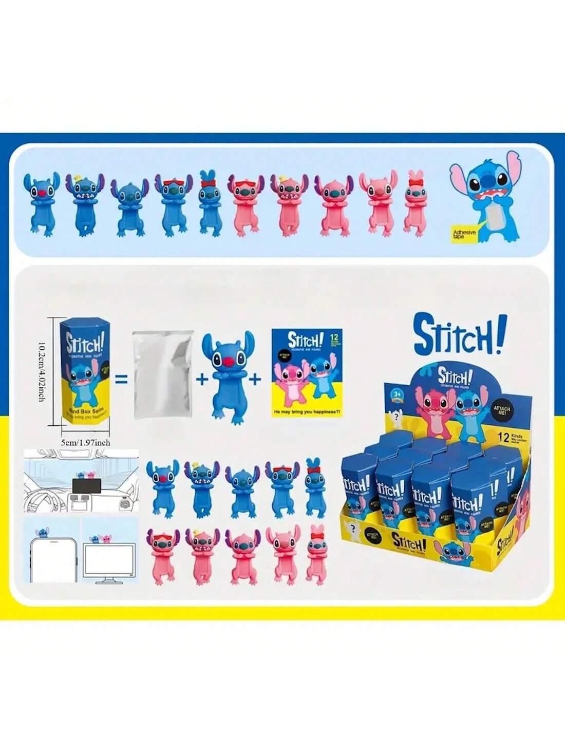 Stitch! Decorative Mini Figures Hipper Blind Box