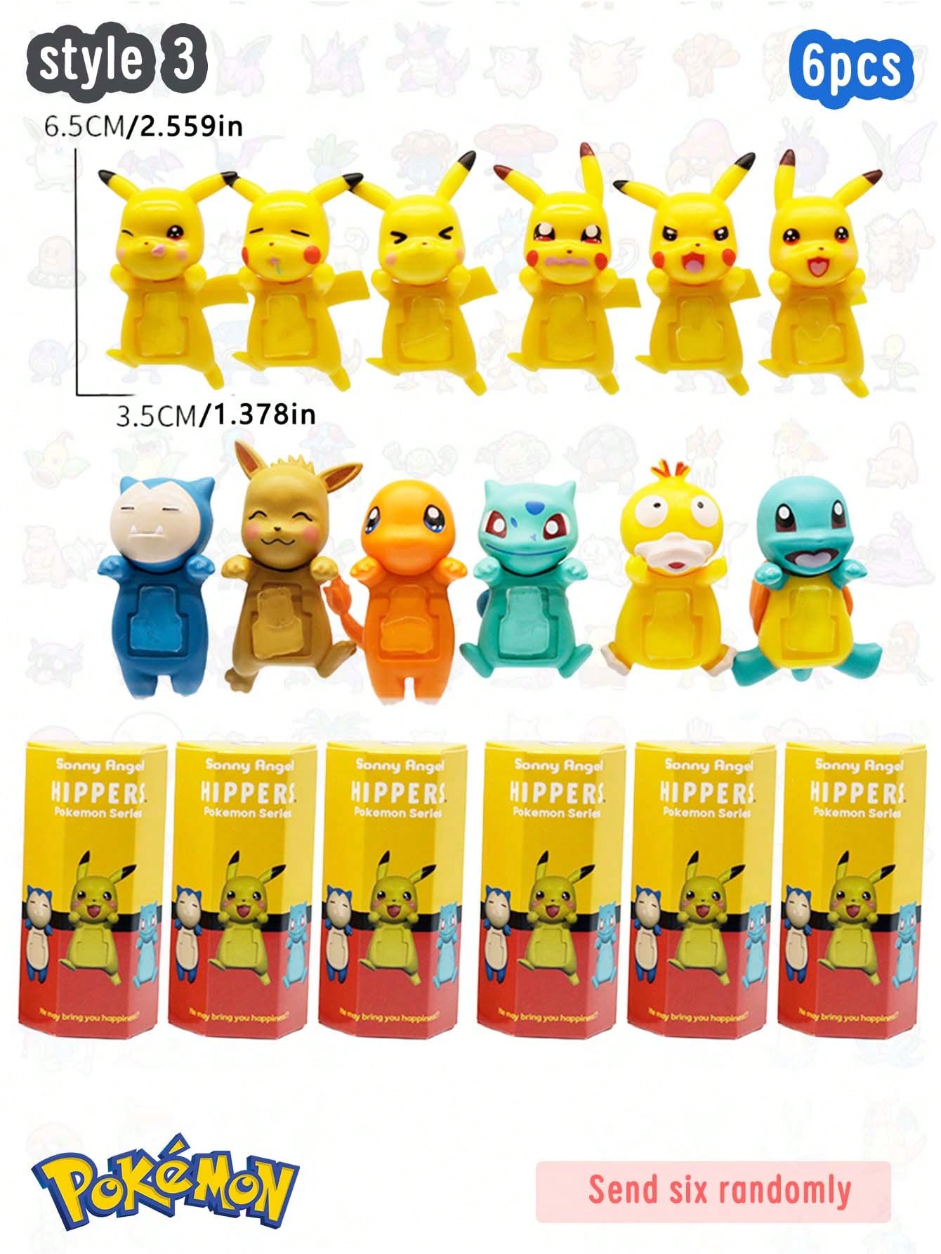 Sonny Angel HIPPERS Pokemon Series Blind Box Figures