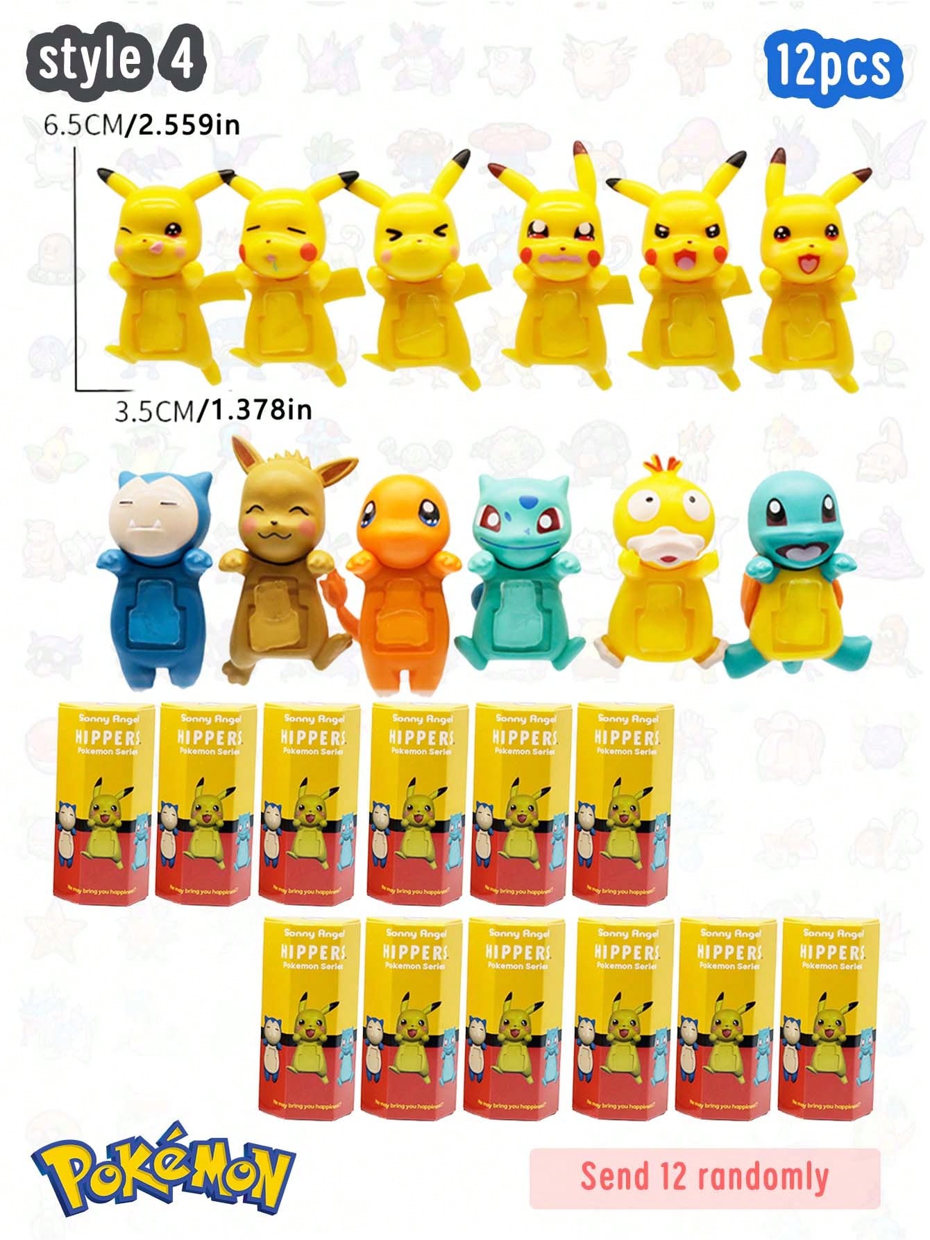 Sonny Angel HIPPERS Pokemon Series Blind Box Figures