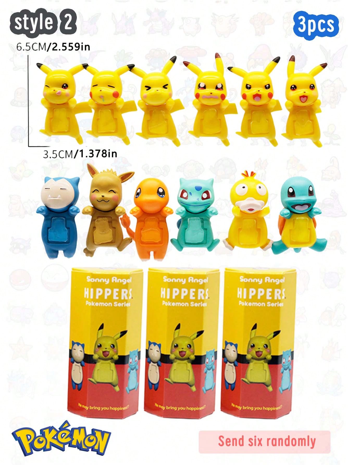 Sonny Angel HIPPERS Pokemon Series Blind Box Figures