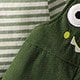 Baby Dinosaur Embroidery Halloween Outfit – 2PC Striped T-Shirt & Corduroy Overalls Set | Ages 6M–24M