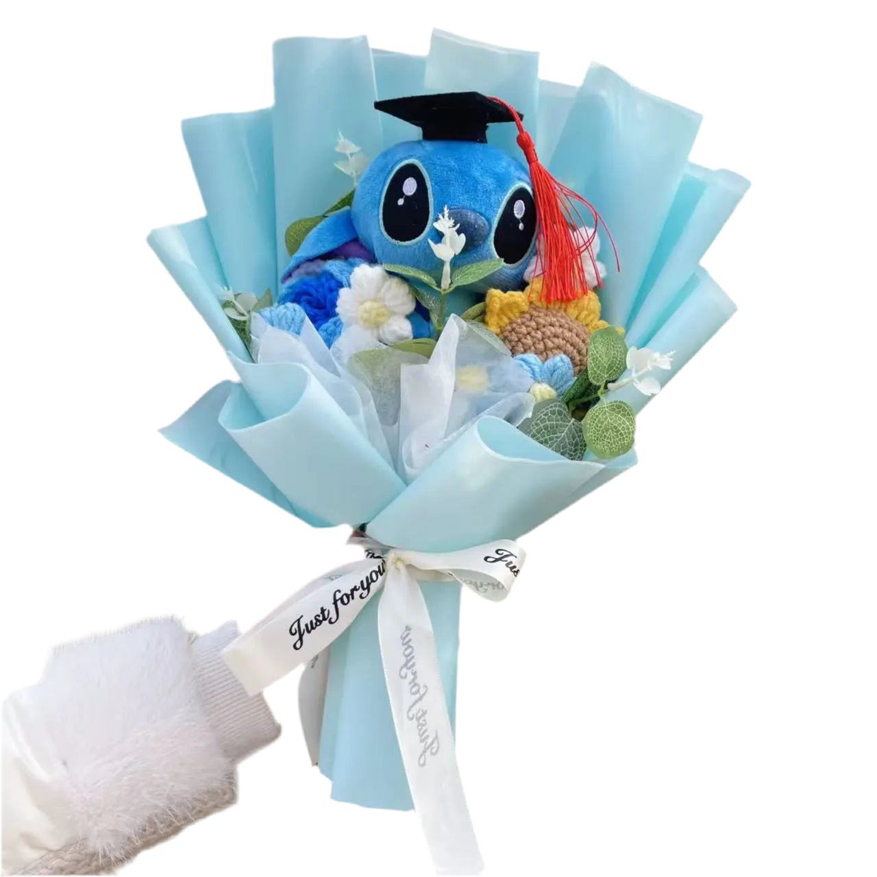 Plush Teddy Bear Stuffed Flower Gift Bouquet