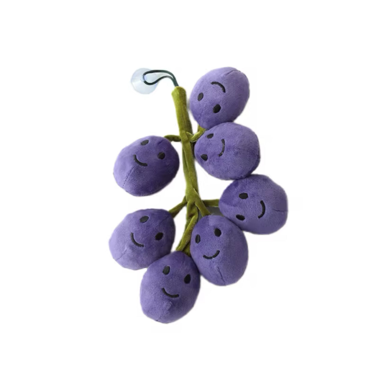 Plush Bunch Of Grapes Stuffed Toy 20-26cm 26cm Purple