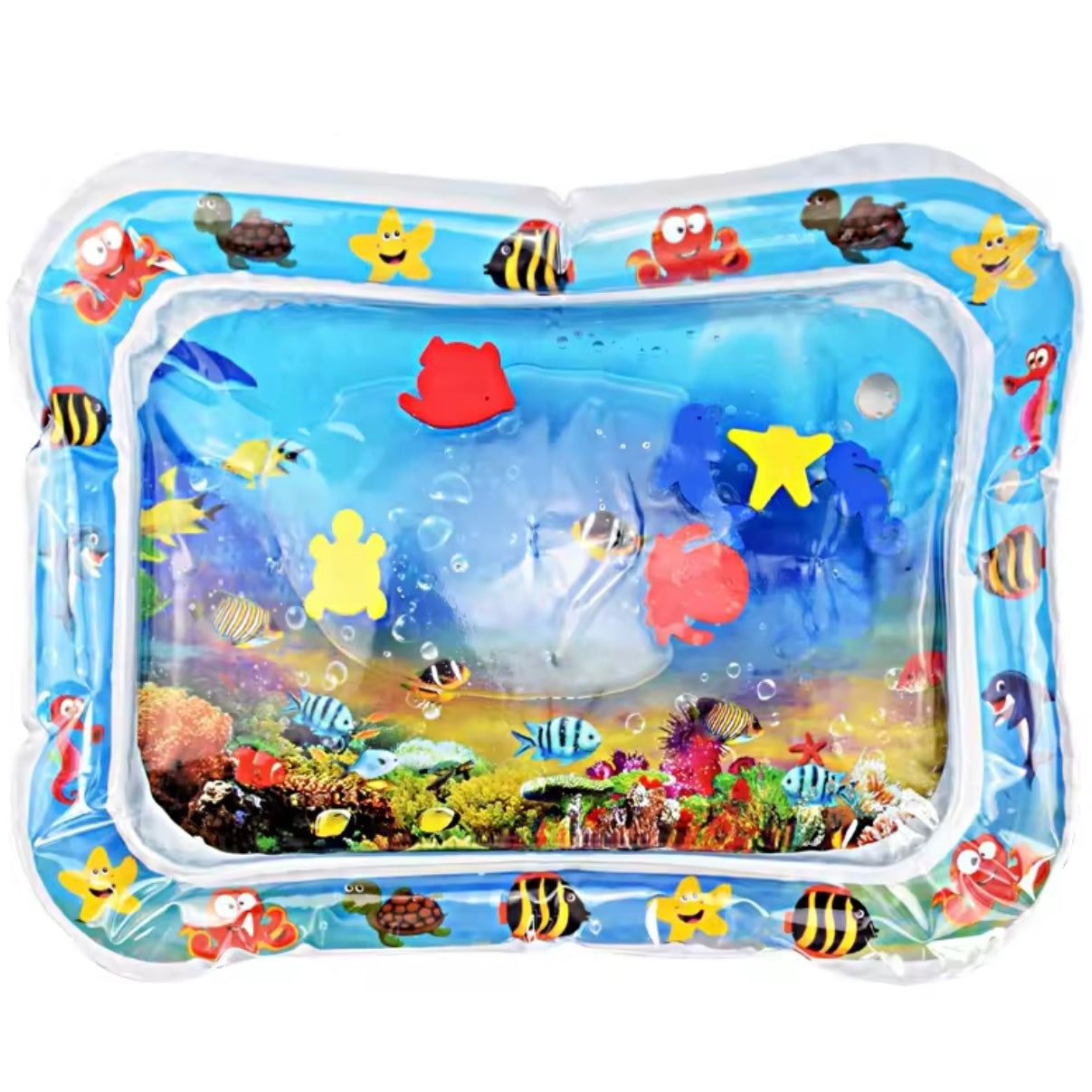 Baby Inflatable Water Tummy Time Play Mat Multicolor 2