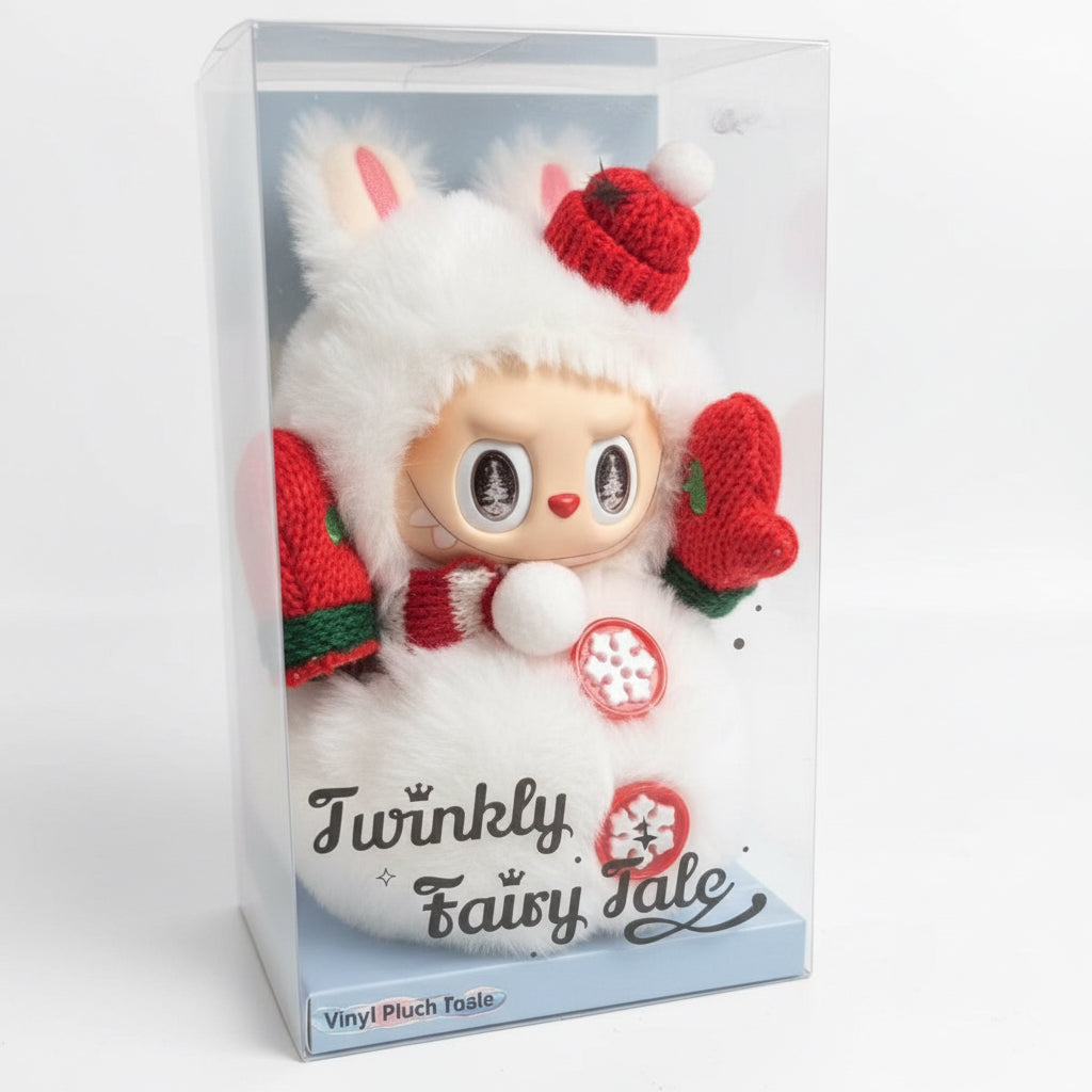 Labubu The Monsters – Twinkly Fairy Tale Series | 17cm Collectible Plush Toy | Christmas Edition