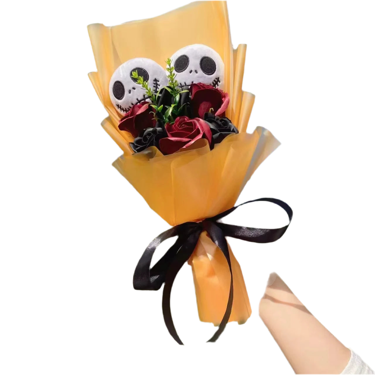 Jack Skellington Plush Flower Gift Bouquet – 40cm | Nightmare Before Christmas Stuffed Toy Arrangement 1
