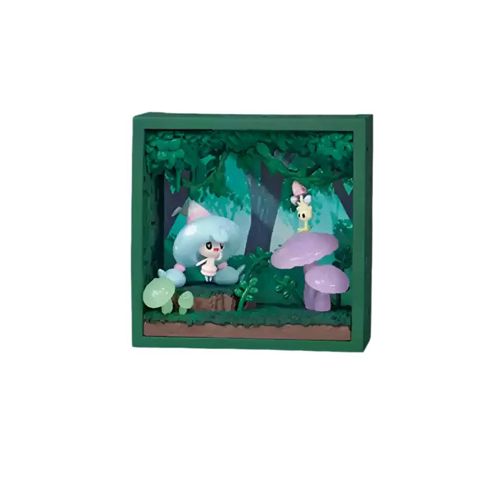 Re-Ment Pokémon Frame Deep Woods Mini Figure Blind Box – Forest Scene Collectibles | 6 Styles Tiberim