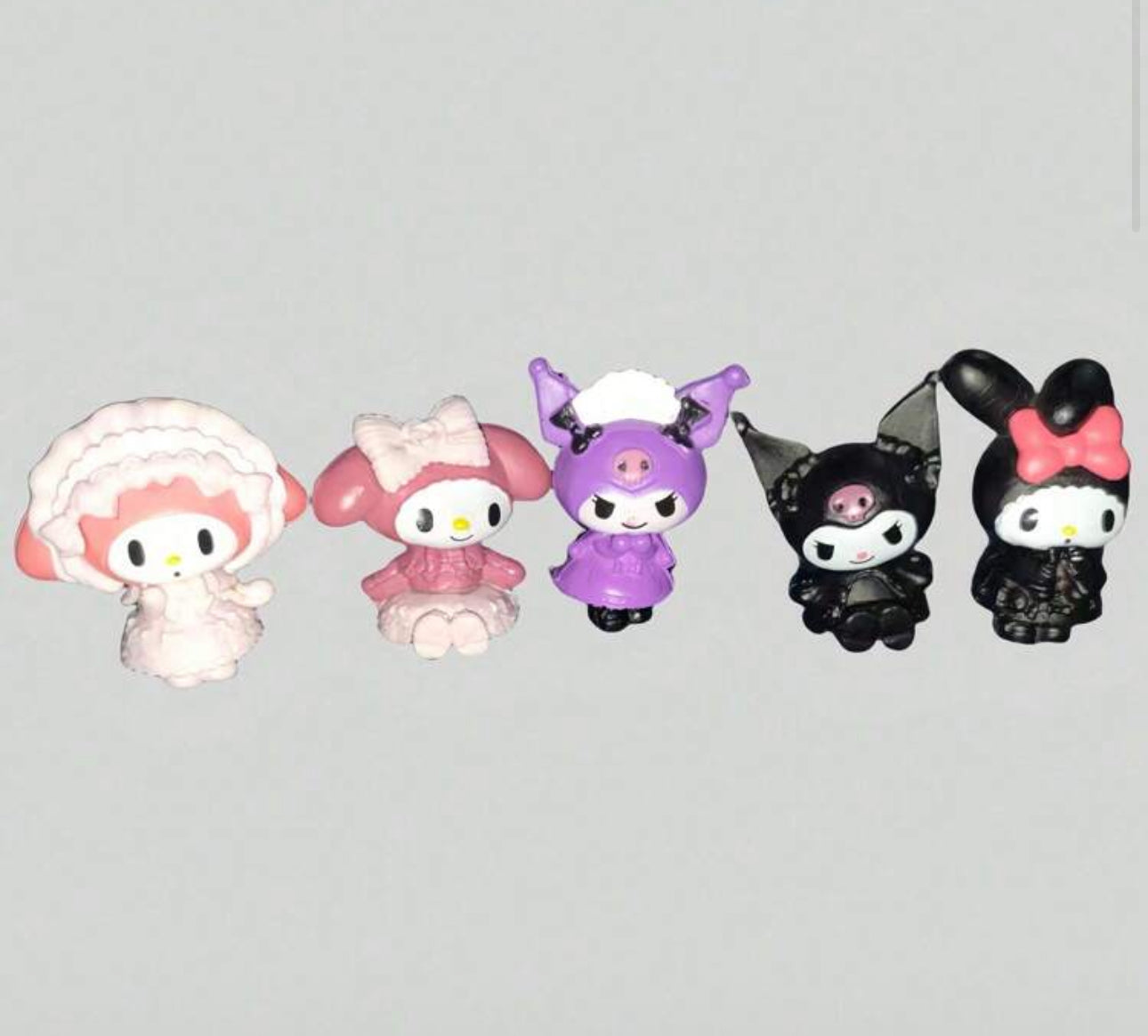 Sanrio My Melody & Kuromi Fruit Series Figurines – 4cm Mini Collectibles