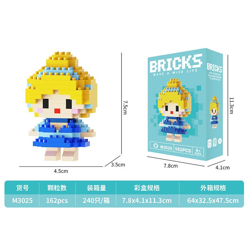 Make A Wise Life – Cartoon & Character Nano Block Building Sets | Mini Brick Figures for Kids & Collectors