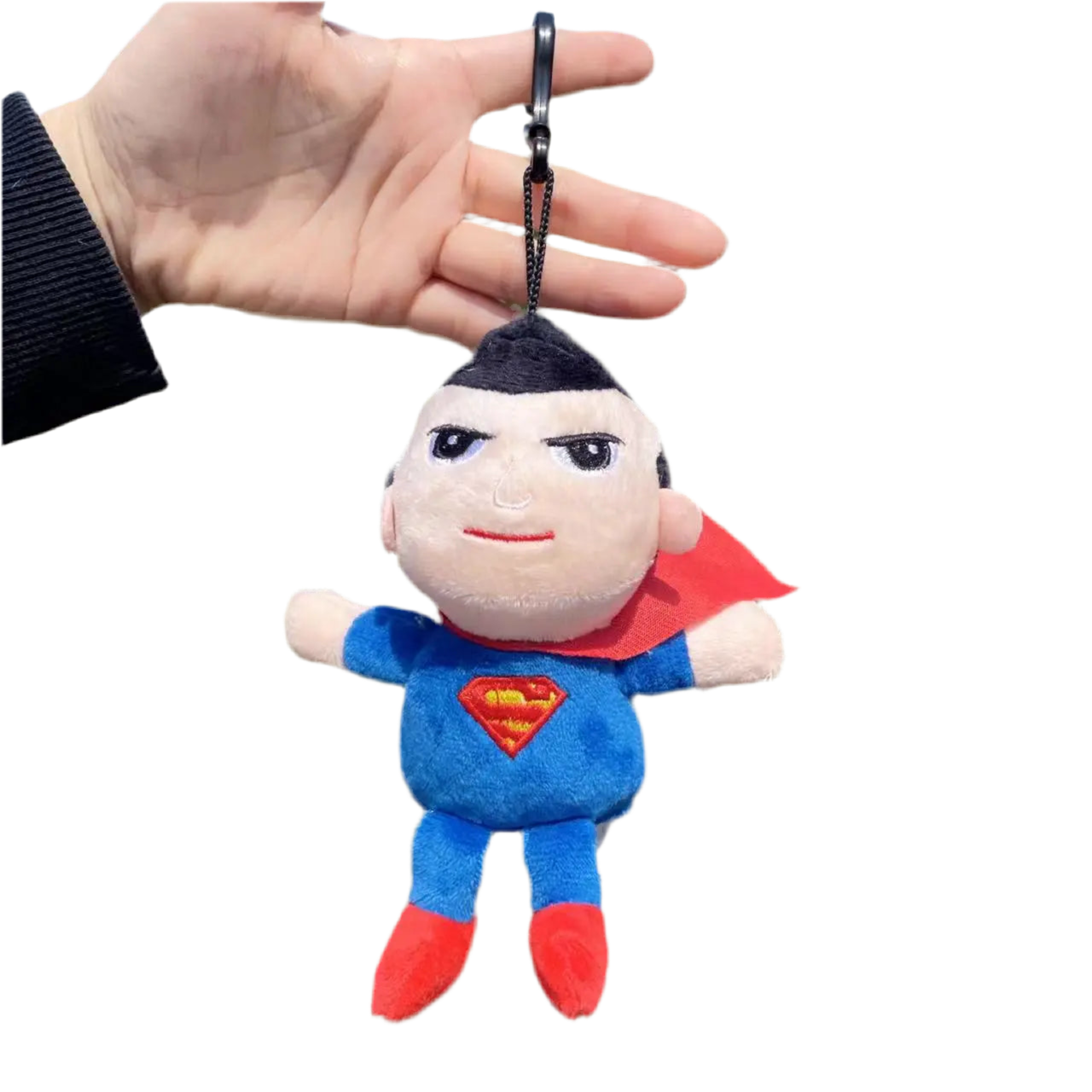 Plush Super Hero Spider-Man Superman Captain America Keychain Stuffed Toy - 15cm