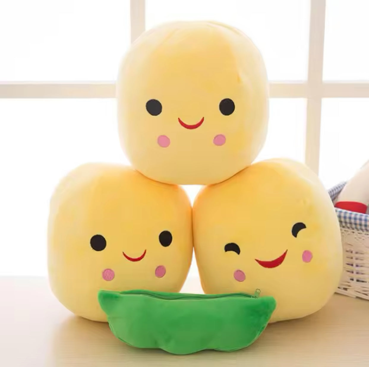 Plush Peas In A Pod Stuffed Toy - 25cm