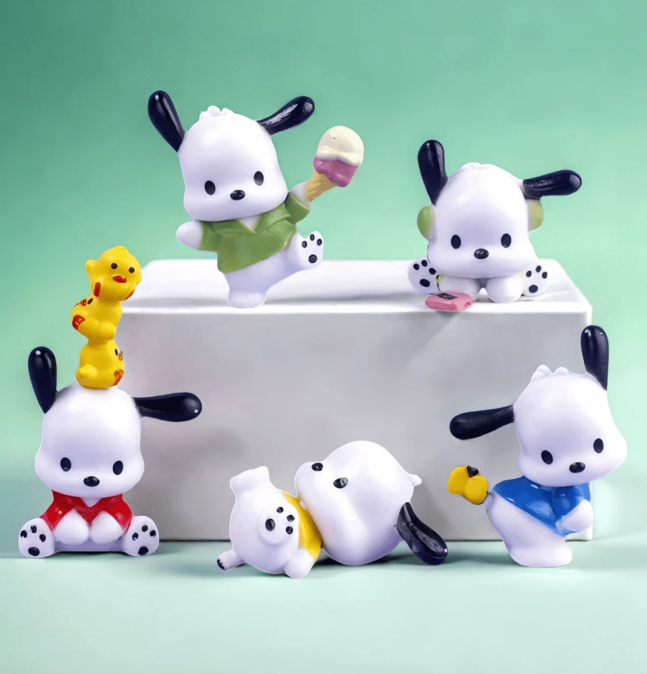 Sanrio My Melody & Kuromi Fruit Series Figurines – 4cm Mini Collectibles 5 Piece Of Pacha