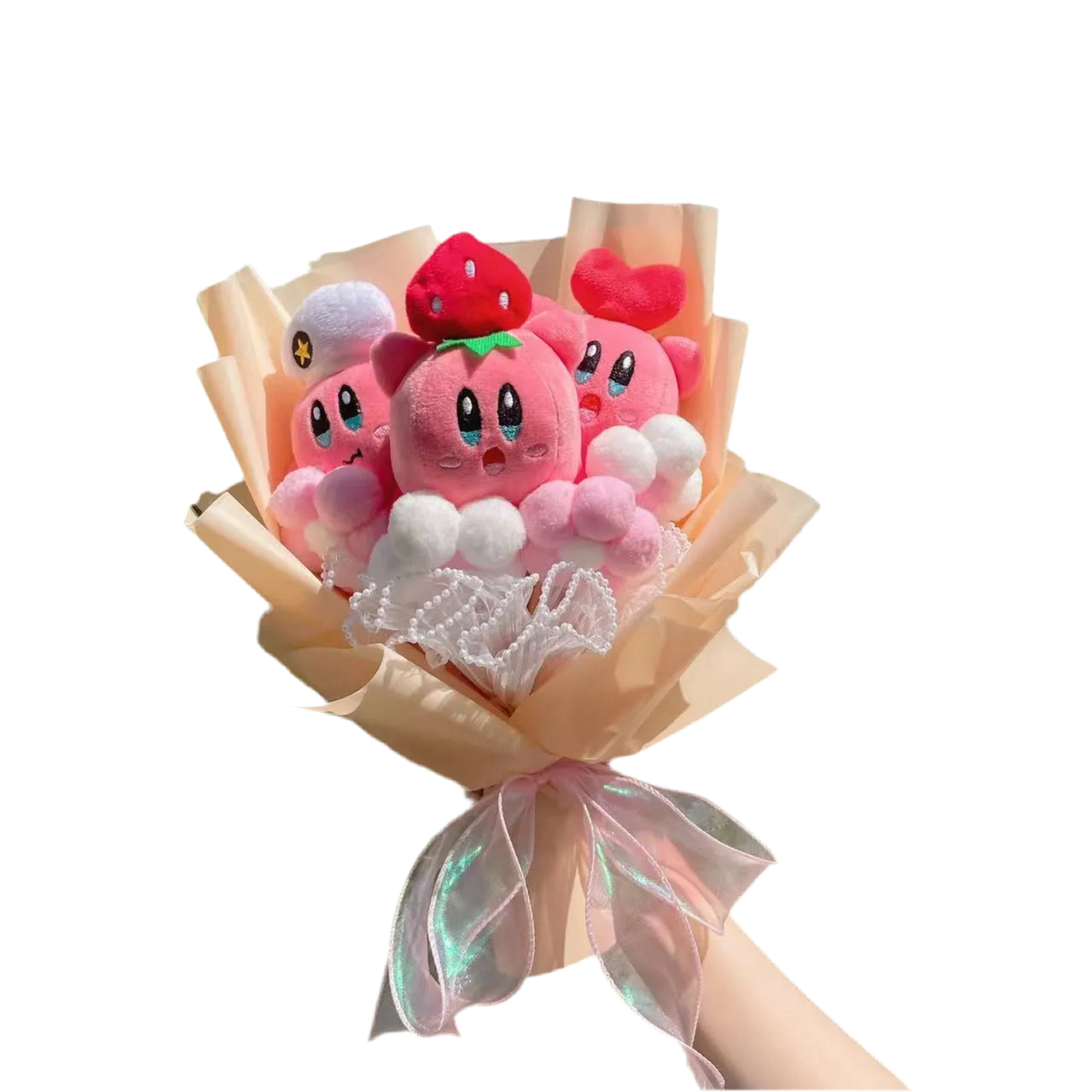 Kirby Plush Flower Gift Bouquet – 35cm Stuffed Toy Arrangement | Cute Gaming Gift 1
