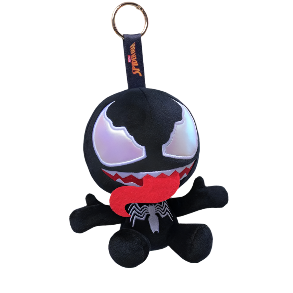 Spider-Man: Miles Morales Venom Cosbi Plush Keychain – Across the Spider-Verse Edition C