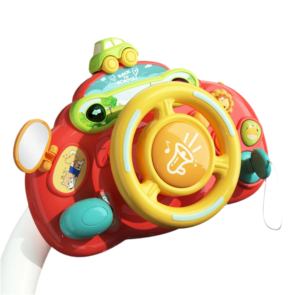 Babyno Baba Electric Simulate Driving Car Copilot Steering Wheel Toy