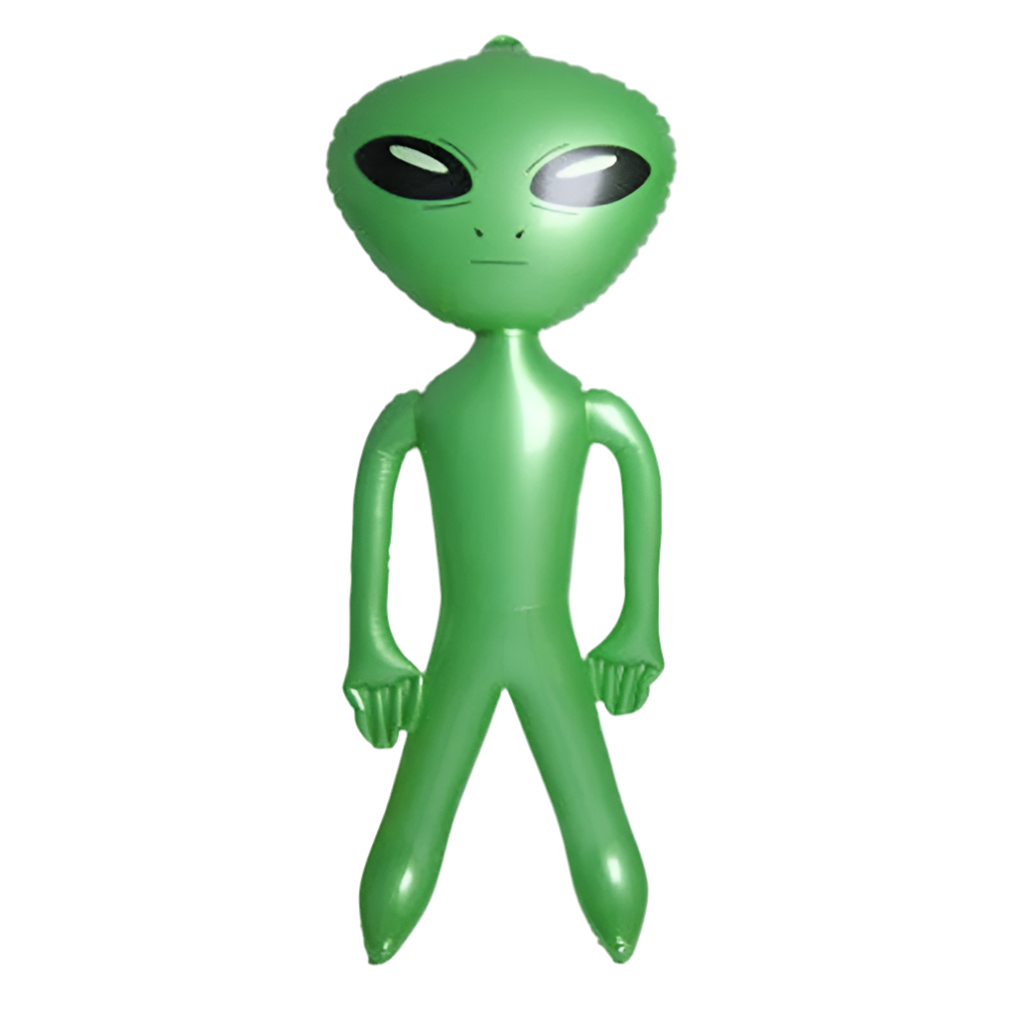 Large Inflatable Alien - 90cm Green