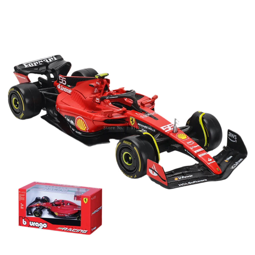 Bburago 1:43 P2 British GP Mclaren F1 MCL60 2023 #4 Lando Norris #81 Oscar Piastri Alloy Car Die Cast Model Toy Collectible