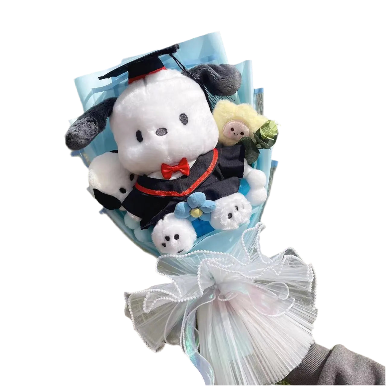 Sanrio Graduation Plush Flower Gift Bouquet – My Melody, Kuromi & Cinnamoroll 10