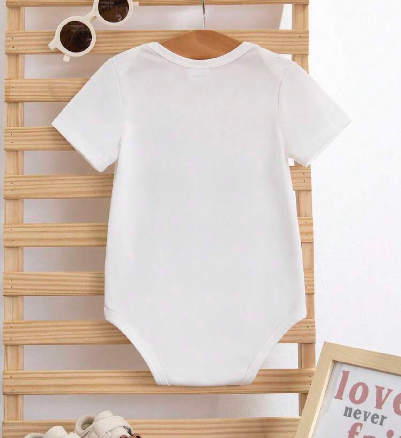 Unisex My First Halloween Baby Romper – Short Sleeve White Bodysuit | Age Newborn-18M