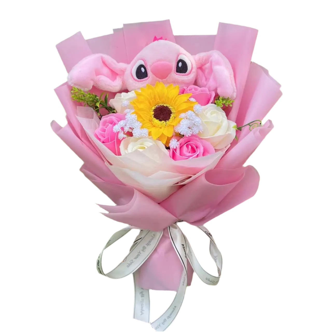 Plush Teddy Bear Stuffed Flower Gift Bouquet