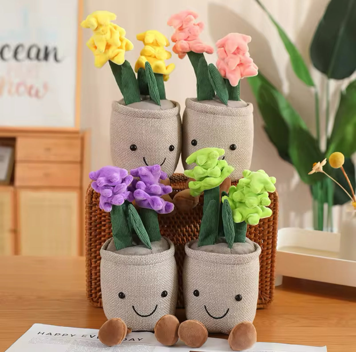 Plush Hyacinth Flowers Stuffed Toy