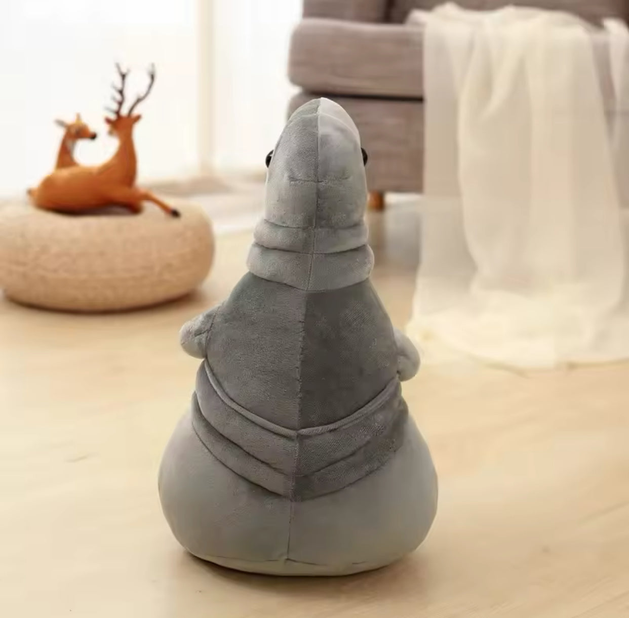 Plush Grey Ugly Alien Blob Stuffed Toy 20-30cm