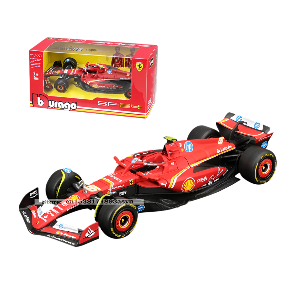 Bburago 1:43 P2 British GP Mclaren F1 MCL60 2023 #4 Lando Norris #81 Oscar Piastri Alloy Car Die Cast Model Toy Collectible