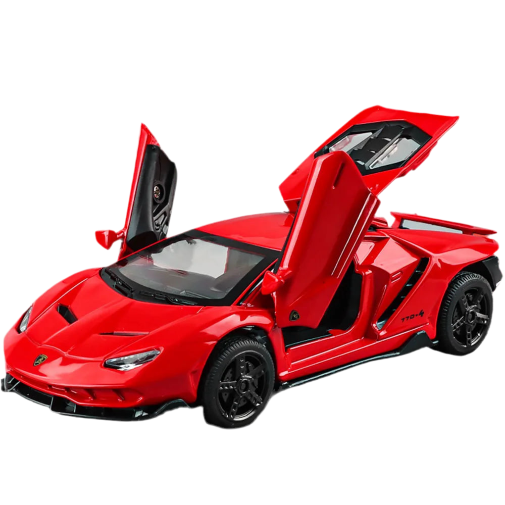 BDTCTK 1:32 Scale Diecast Model of The Lamborghini Centenario LP770-4 Toy Red