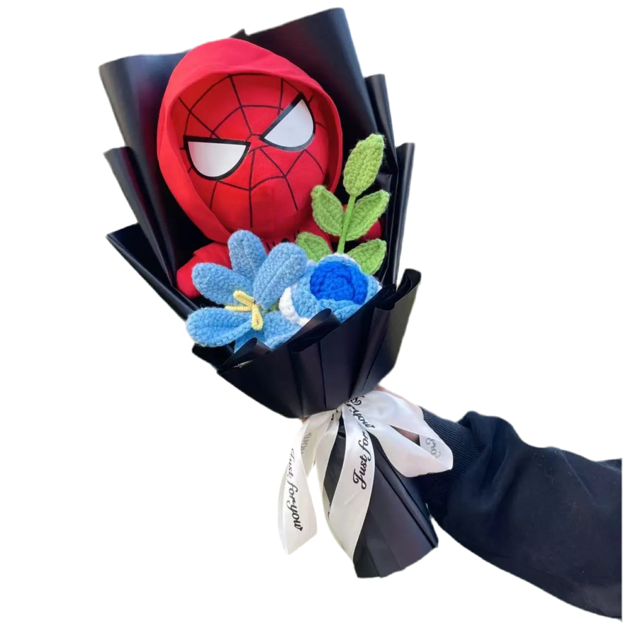Plush Spider-Man Stuffed Flower Gift Bouquet