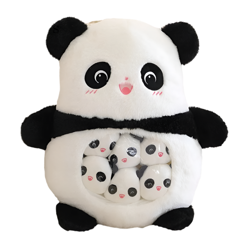 Plush Panda Koala Capybara Pudding Bag Stuffed Toy 35-50cm Panda