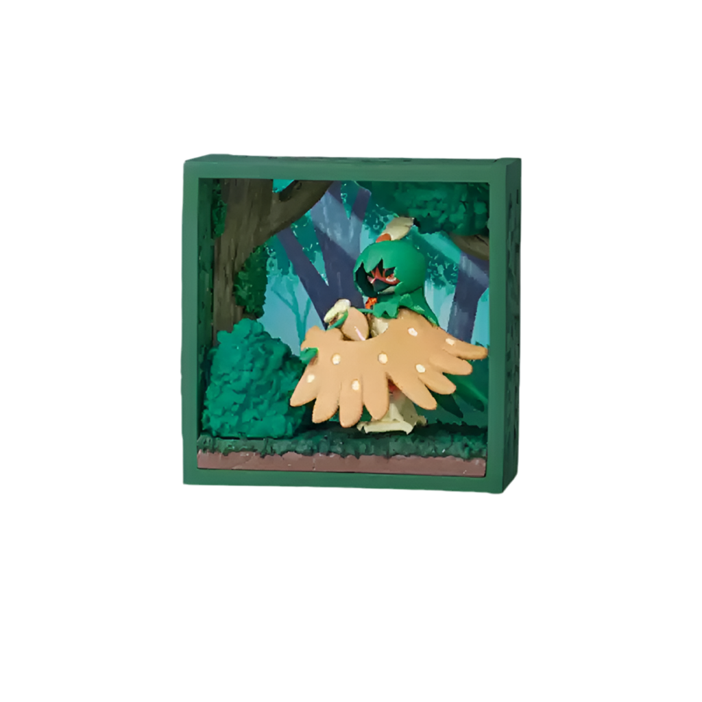 Re-Ment Pokémon Frame Deep Woods Mini Figure Blind Box – Forest Scene Collectibles | 6 Styles Sniping Tree Owl
