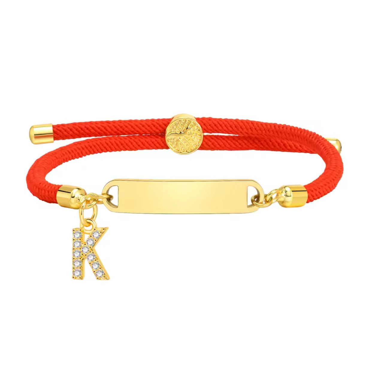 Baby Red Gold Custom Bracelet Personalised Red K