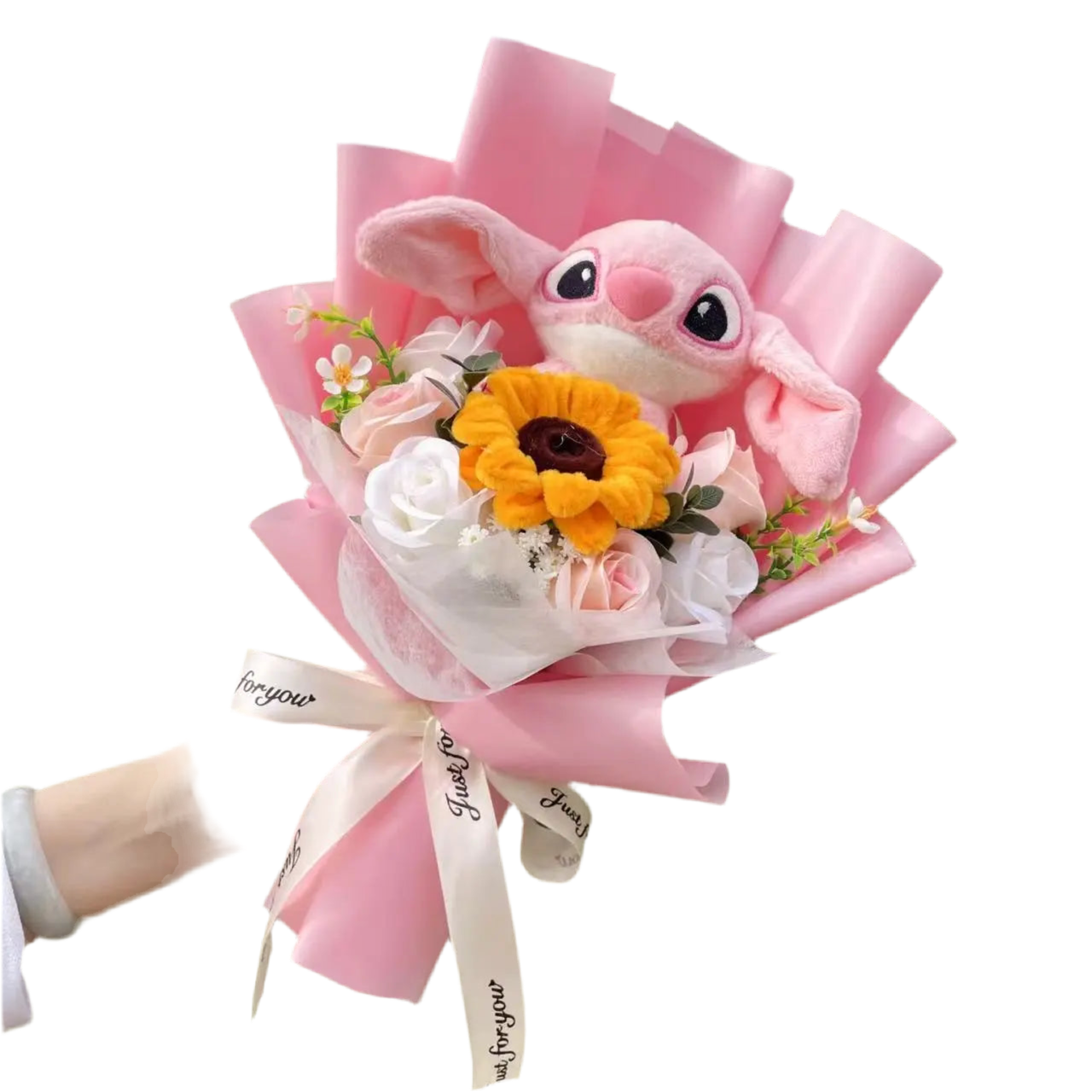 Plush Teddy Bear Stuffed Flower Gift Bouquet