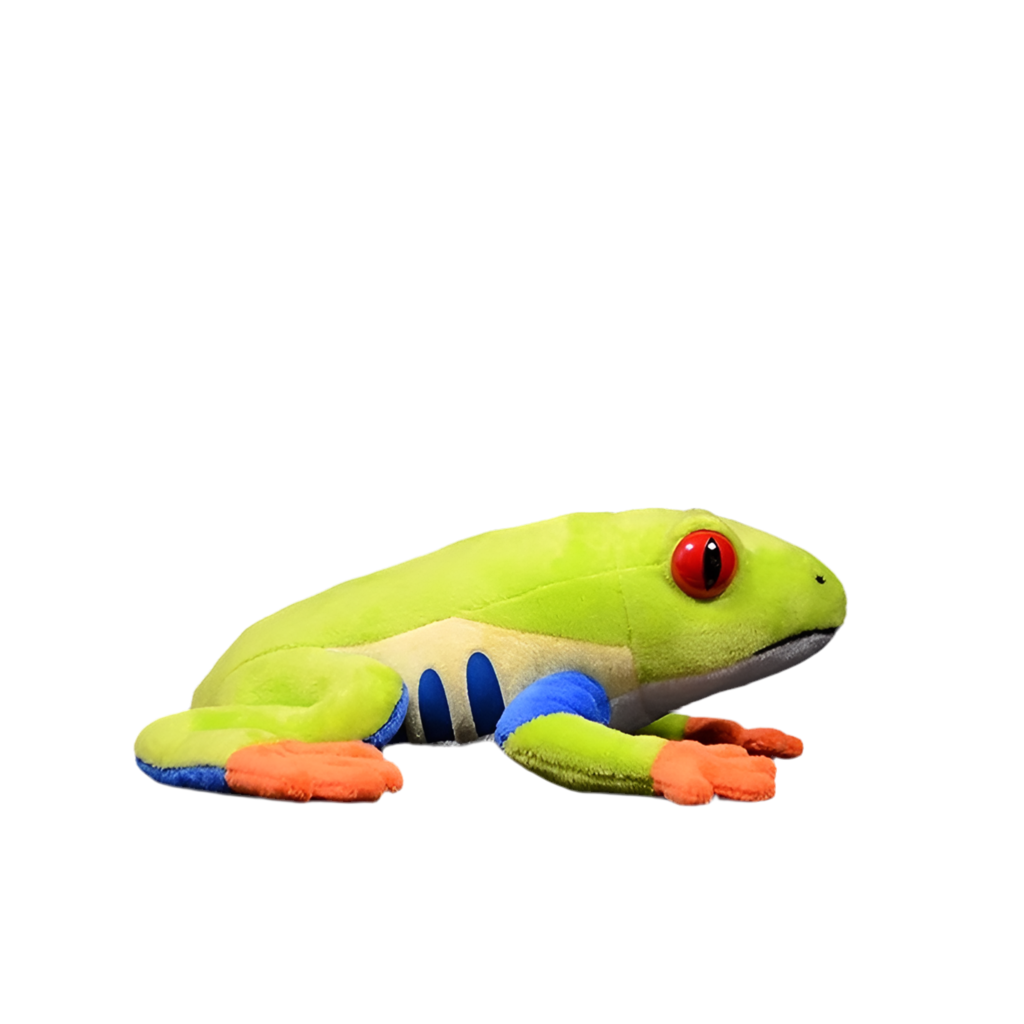 Plush Red Eye Tree Frog Stuffed Toy - 22cm