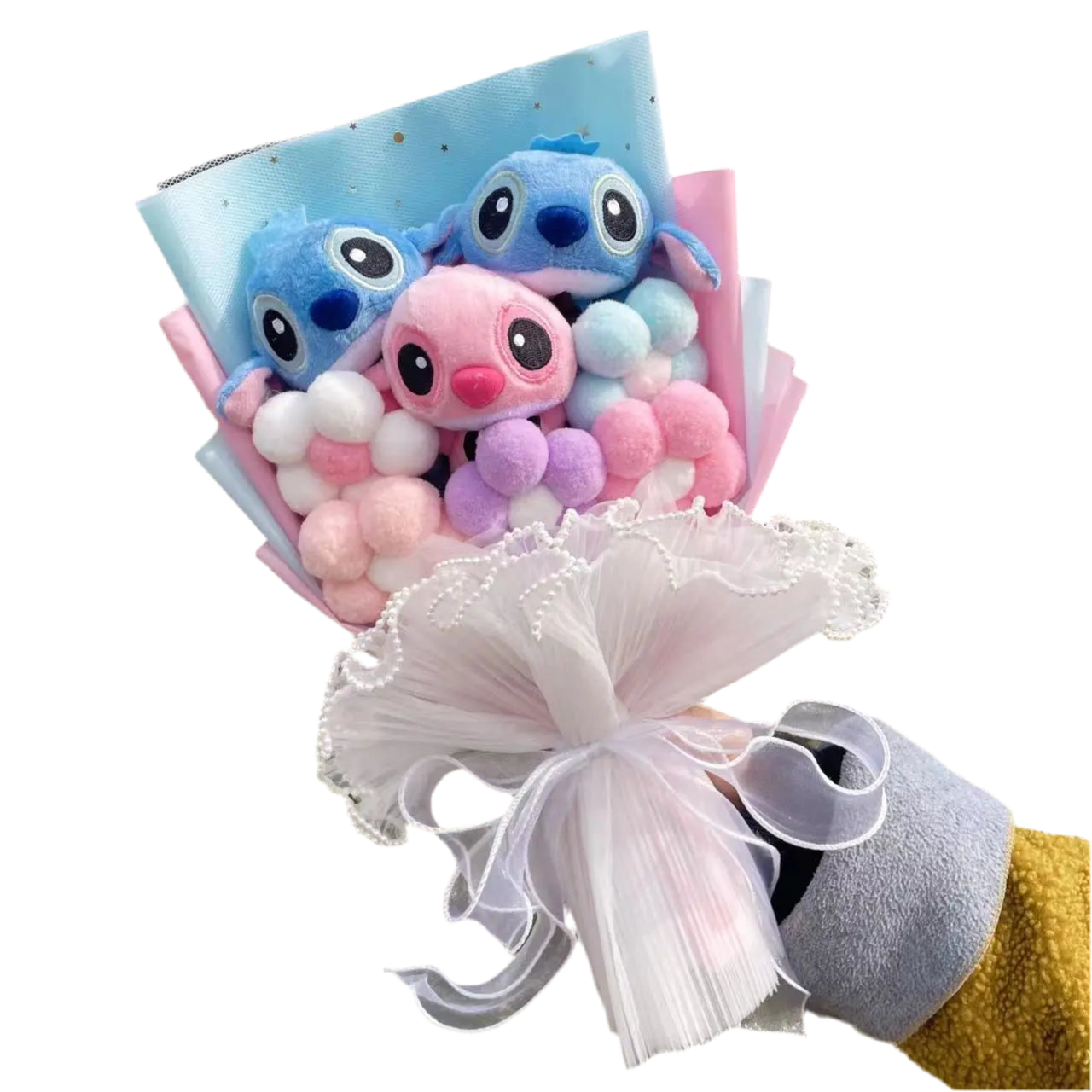 Stitch Plush Flower Gift Bouquet – 30–35cm Stuffed Toy Arrangement | Disney-Inspired Kawaii Gift - Valentines Gift 3