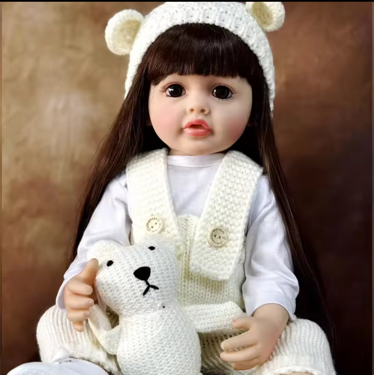 Lifelike Reborn Silicone Baby Doll 50CM White 50CM