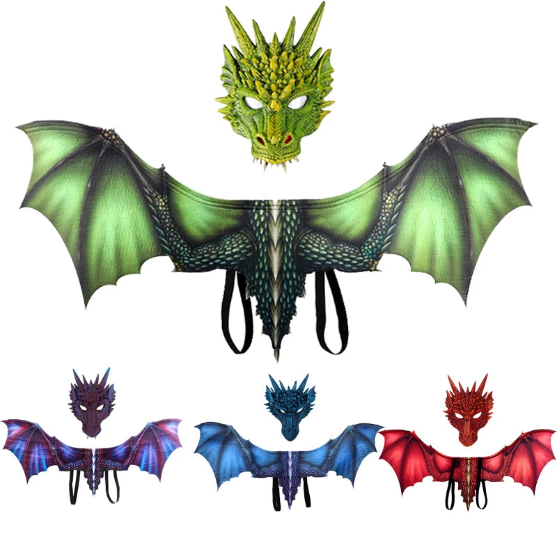 Adult Dragon Wing Mask Costumes
