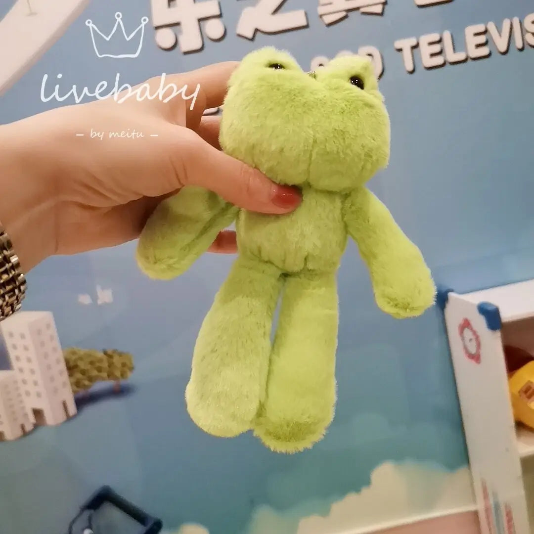 Plush Green Frog Long-legged Duck Stuffed Toy - 30cm