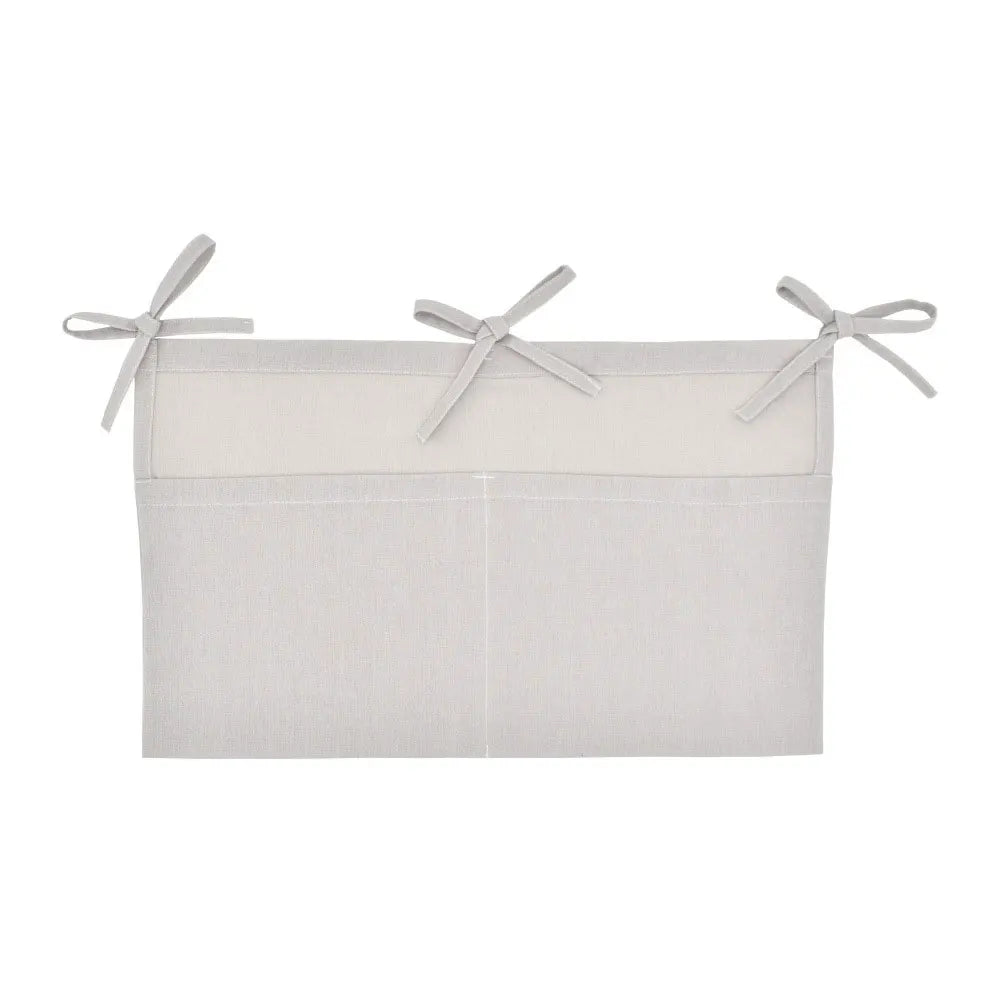 Baby Crib Storage Hanging Bag Gray