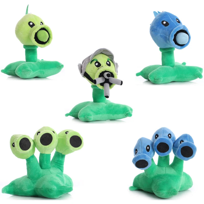Plush Plants vs Zombies Peashooter Stuffed Toy - 18cm