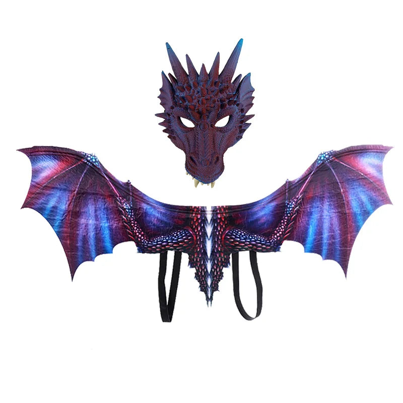 Adult Dragon Wing Mask Costumes Adult Size 5 One Size