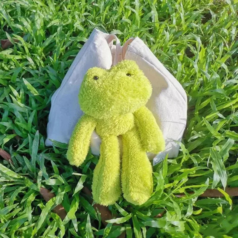 Plush Green Frog Long-legged Duck Stuffed Toy - 30cm