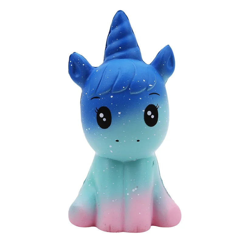 Anboor Squishies Unicorn Horse Galaxy Squishy Blue