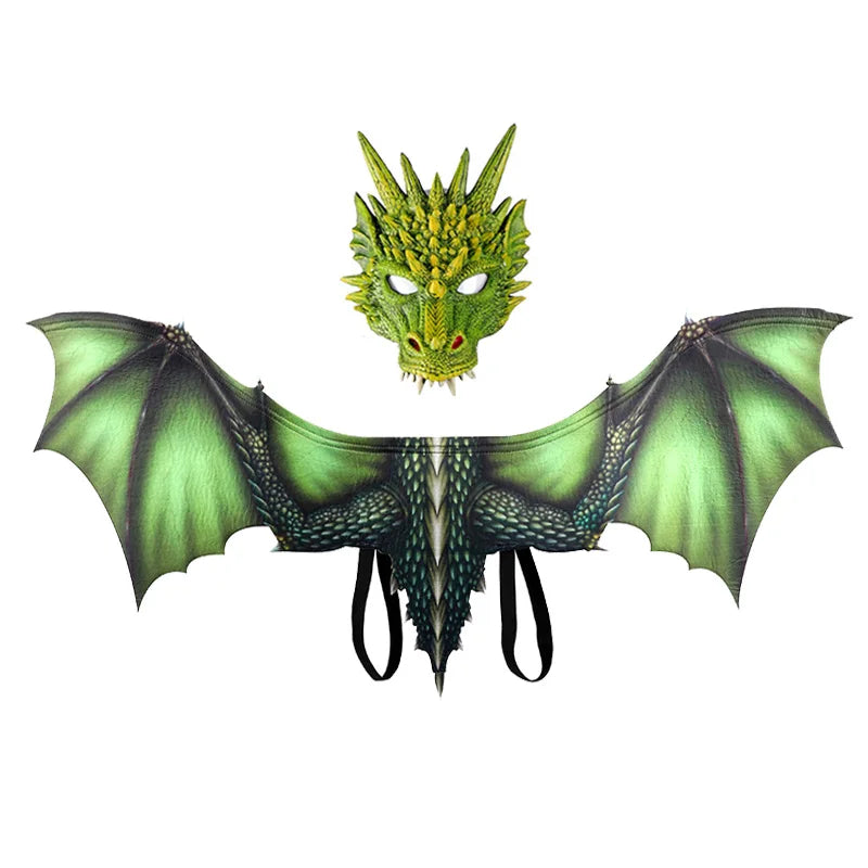 Adult Dragon Wing Mask Costumes Adult Size 3 One Size